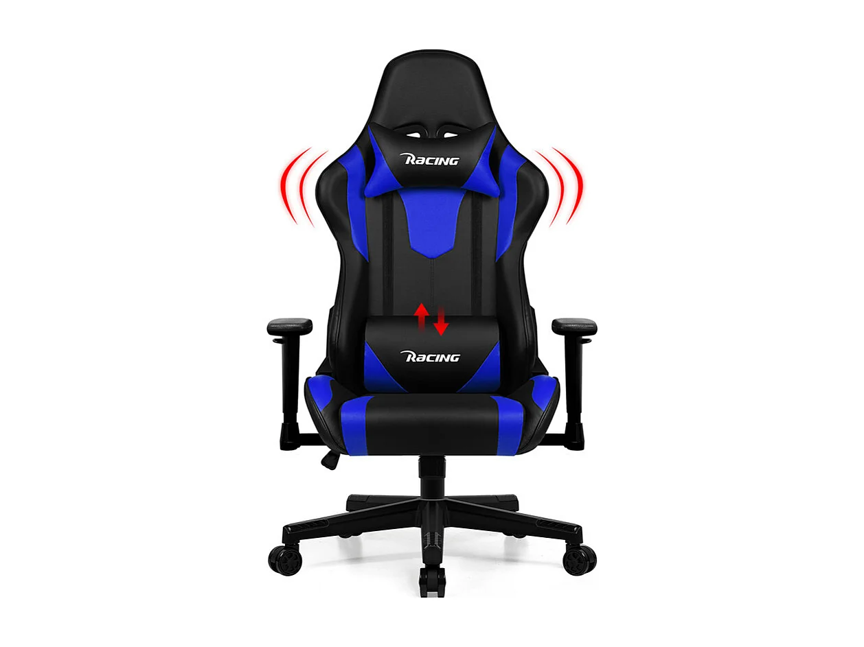 Chaise Gaming - Chaise de Jeu avec Dossier Réglable de 90° à 165°- Poids Max 150 kg