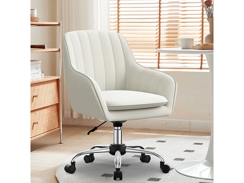 Hiazurm Chaise de Bureau Ergonomique - Chaise de Bureau avec Accoudoirs Pliables - Chaises de Bureau pour Adultes