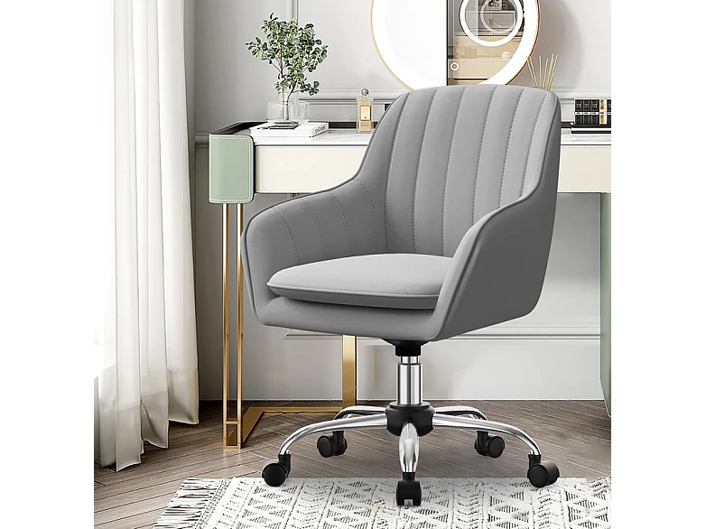 Hiazurm Chaise de Bureau Ergonomique - Chaise de Bureau avec Accoudoirs Pliables - Chaises de Bureau pour Adultes