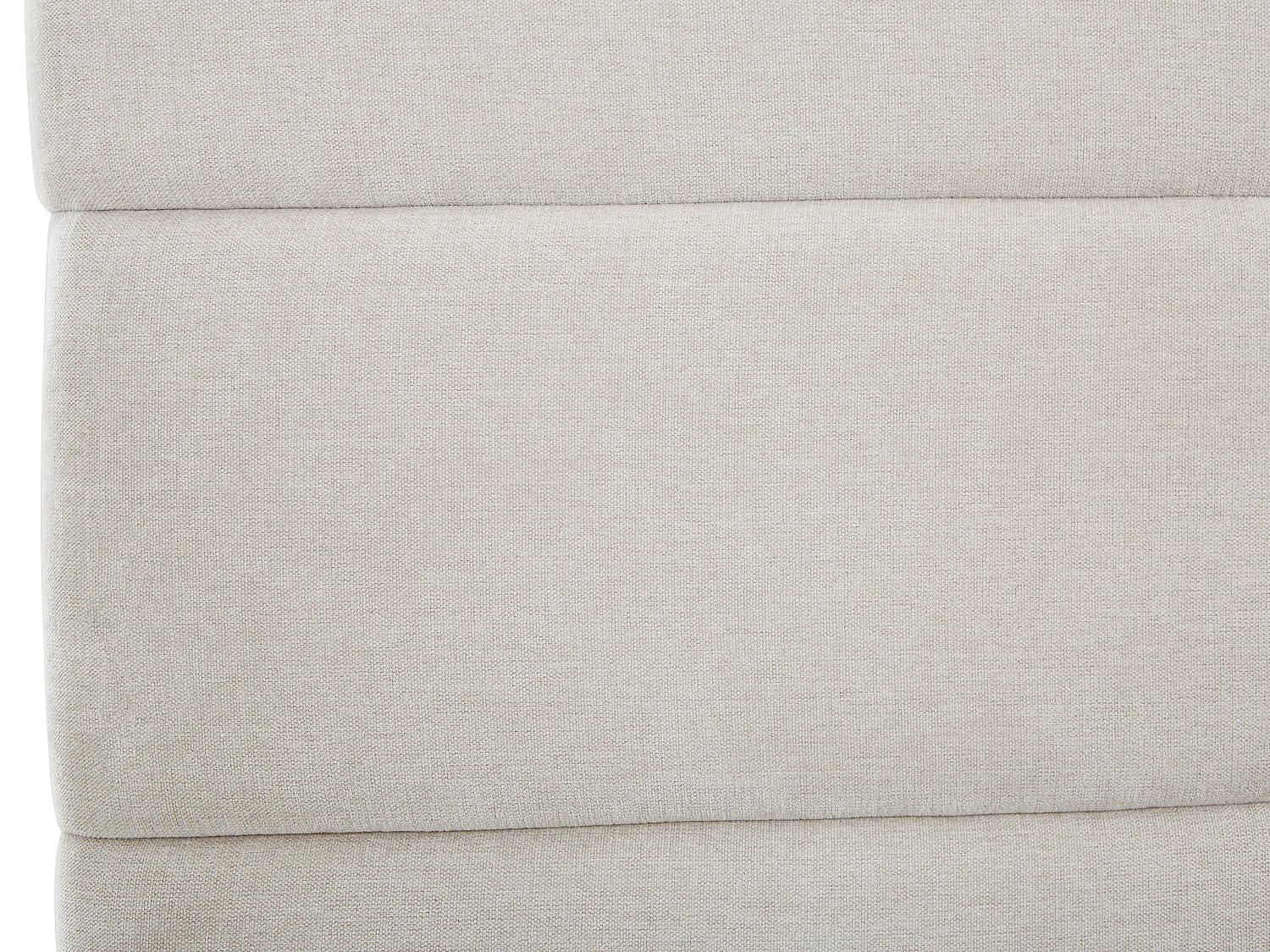 Lit coffre 140 x 190 cm - Tissu - Beige + Matelas - HOPEYA de Pascal Morabito