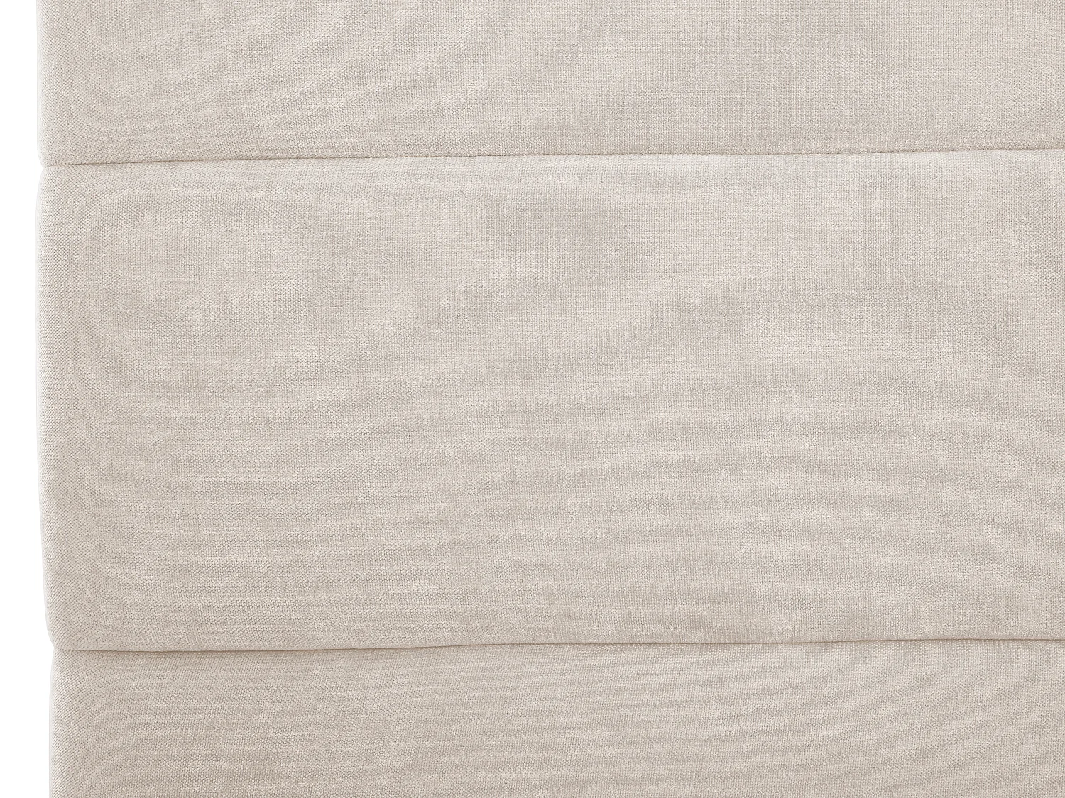 Lit coffre 200 x 200 cm - Tissu - Beige + Matelas - HOPEYA de Pascal Morabito