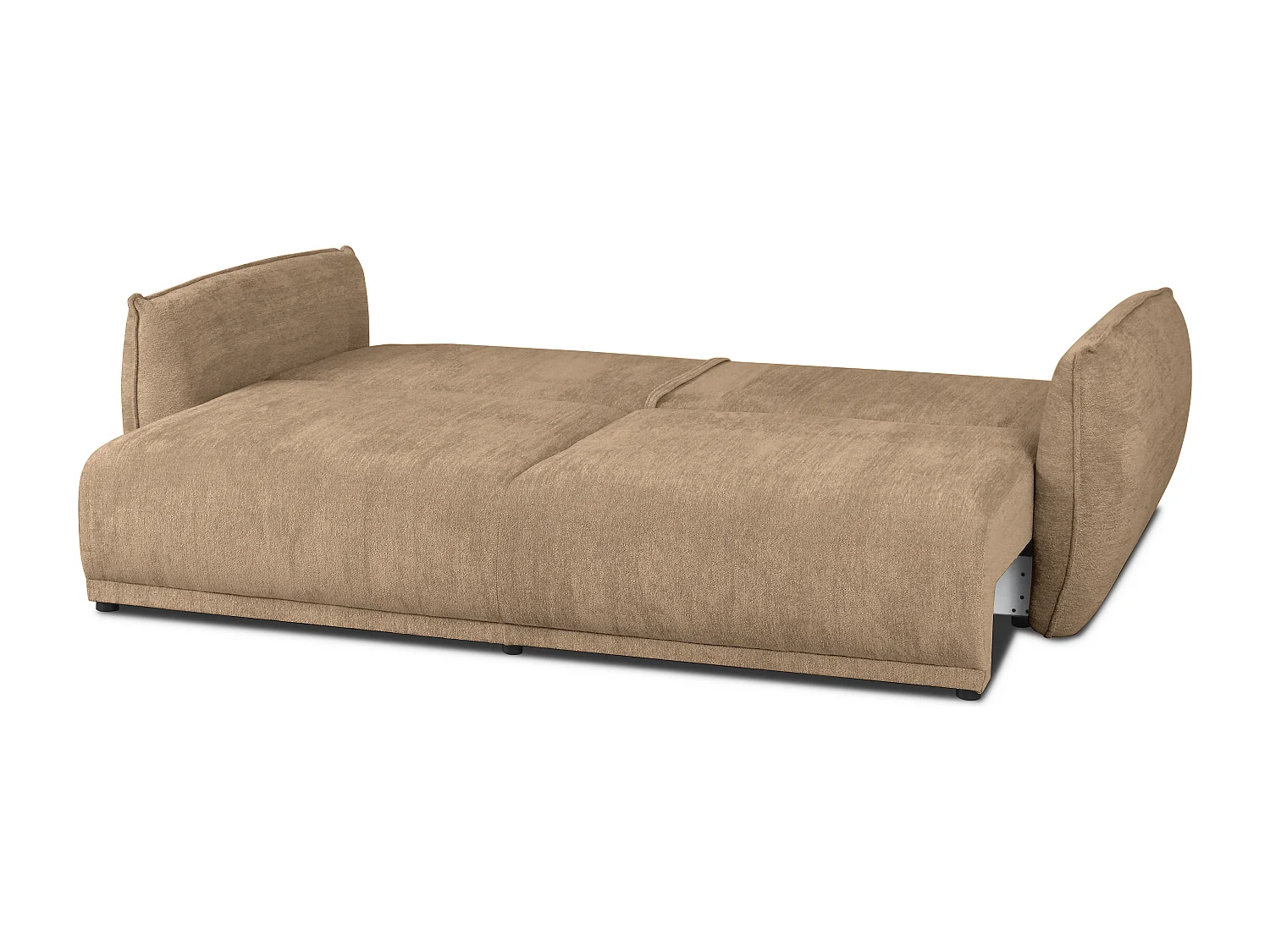Canapé moderne Loren avec fonction de couchage 238x100x90 cm – tissu Raven  30 beige