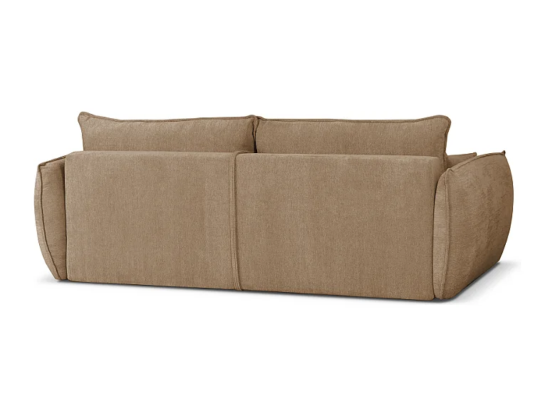 Canapé moderne Loren avec fonction de couchage 238x100x90 cm – tissu Raven  30 beige