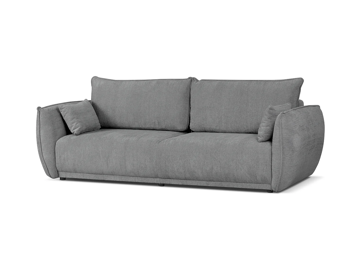 Nowoczesna sofa Loren z funkcją spania 238x100x90 cm – szara Raven 7