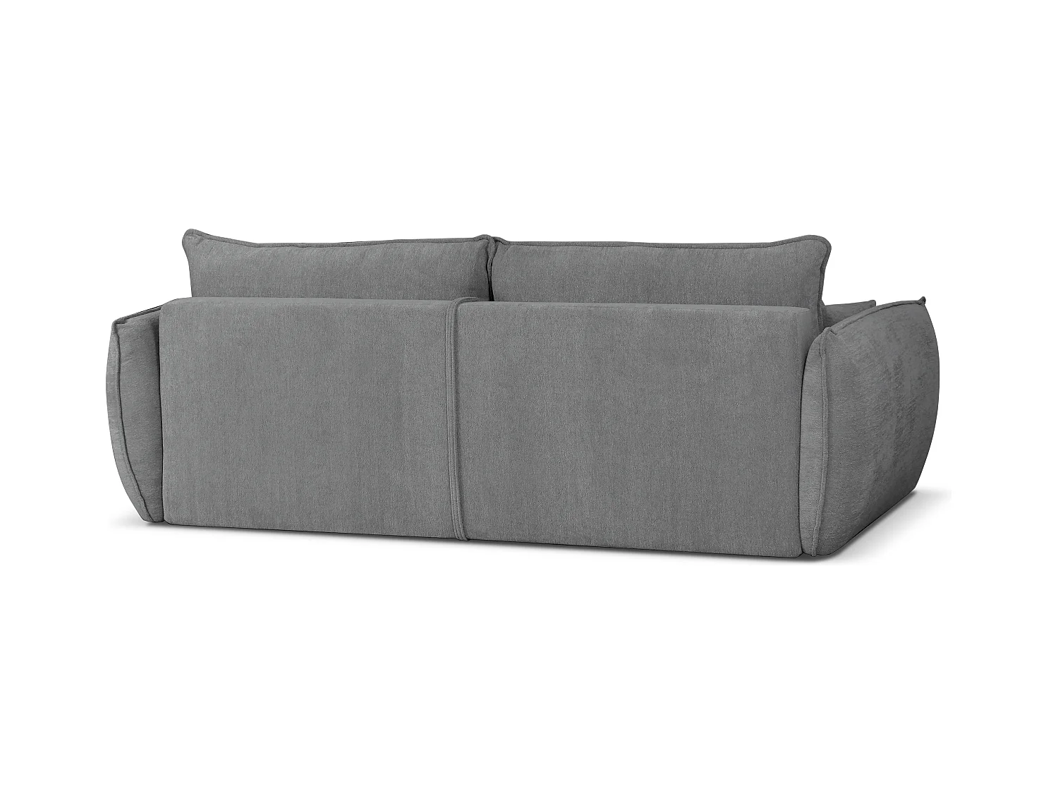 Nowoczesna sofa Loren z funkcją spania 238x100x90 cm – szara Raven 7