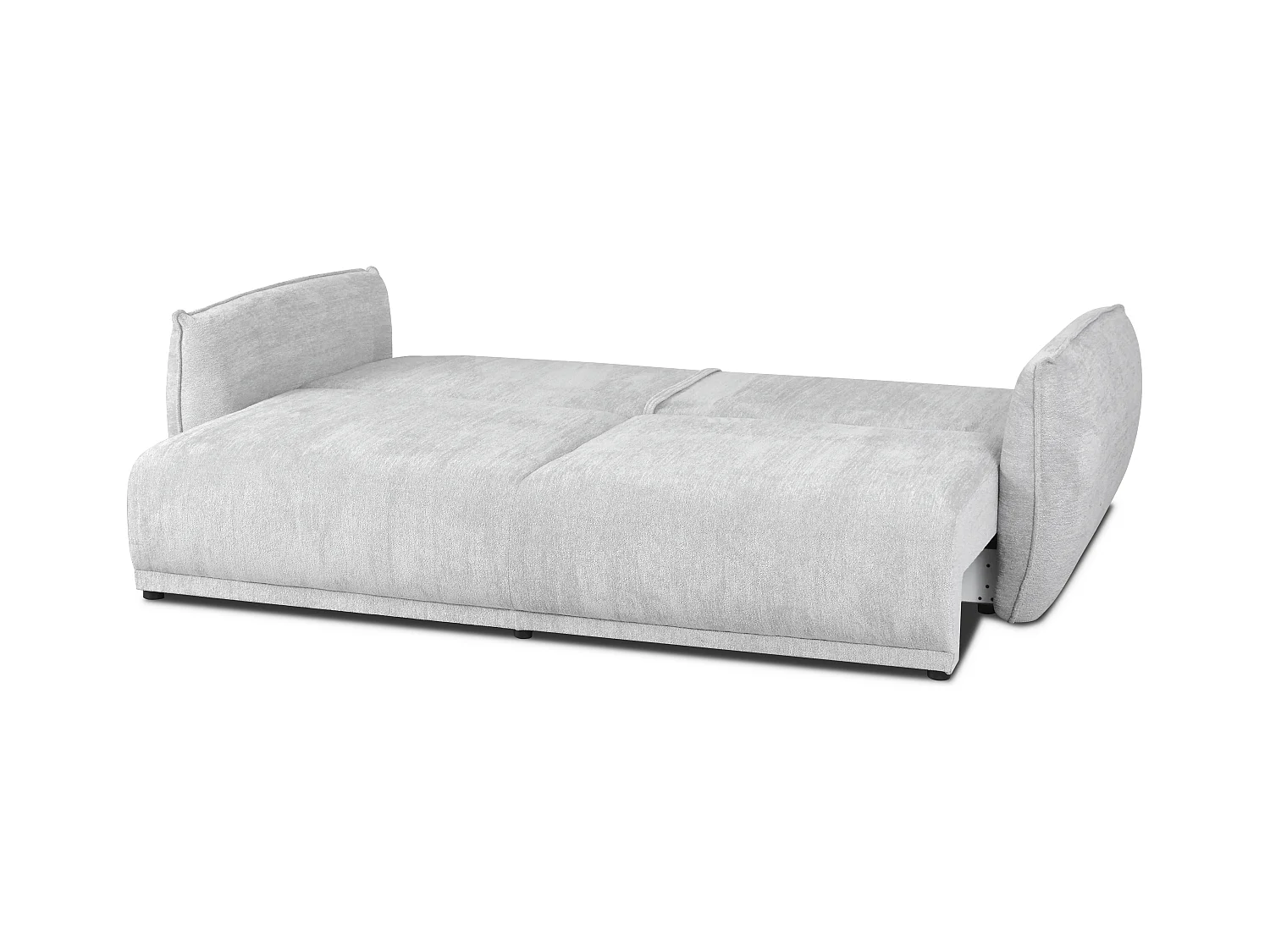 Nowoczesna sofa Loren z funkcją spania 238x100x90 cm – jasnoszara Raven 6