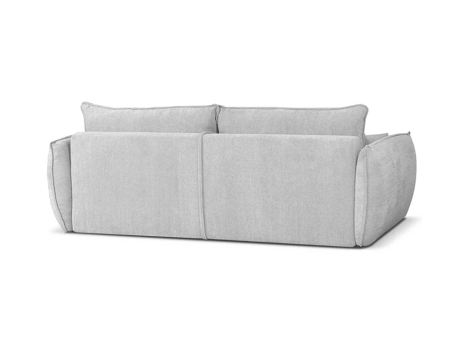 Nowoczesna sofa Loren z funkcją spania 238x100x90 cm – jasnoszara Raven 6