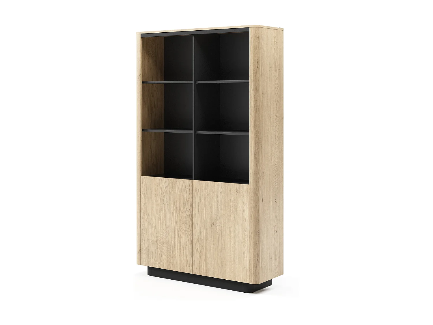 Libreria, rovere cremonese, 113,2 x 190,1 x 38,1 cm
