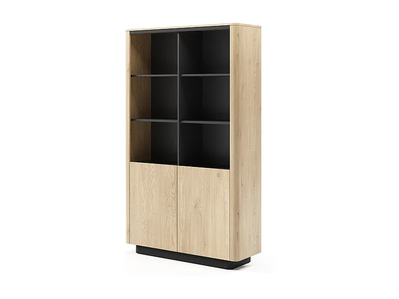 Libreria, rovere cremonese, 113,2 x 190,1 x 38,1 cm