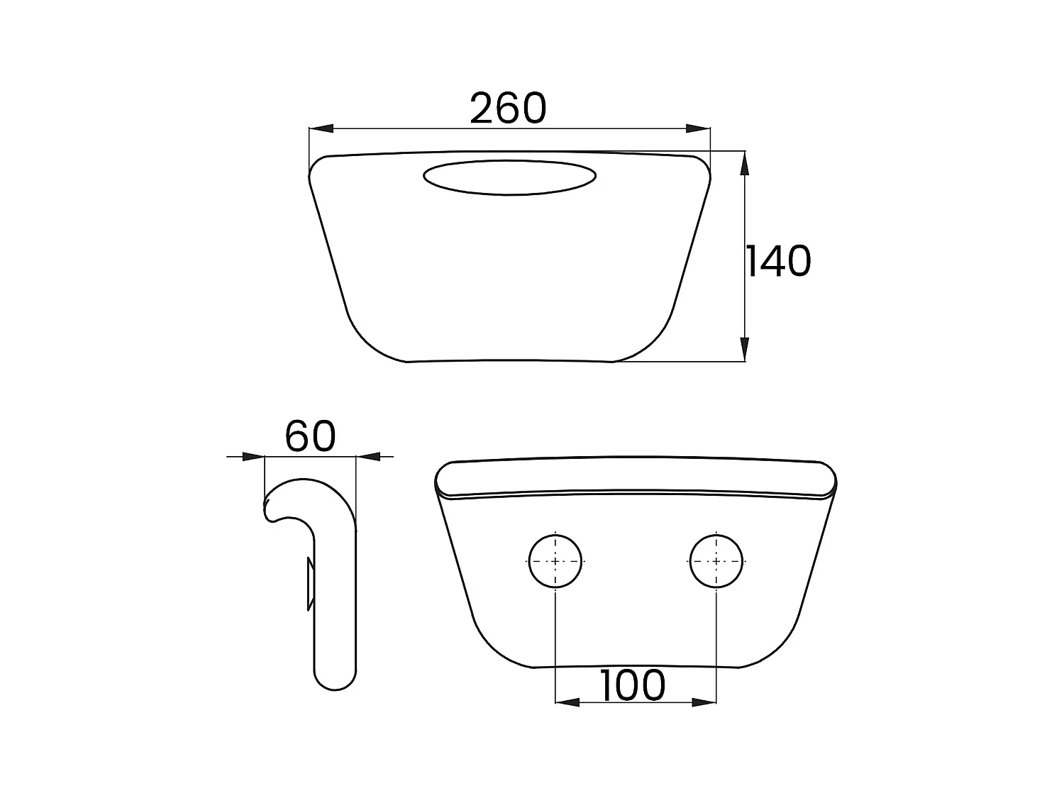 Baignoire à poser îlot IVAR 180x80 + tablette de bain en bambou + (2 pcs.) appuie-tête KODI + Vidage à chromé