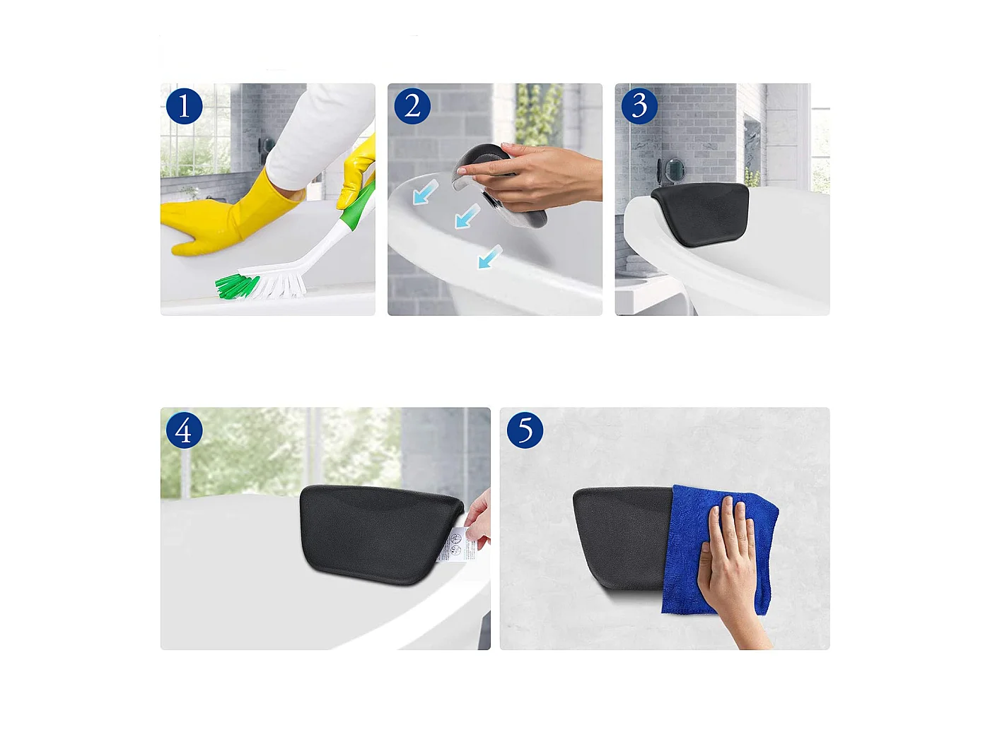 Baignoire à poser îlot ROSSA 170x80 + tablette de bain en bambou + appuie-tête KODI + Vidage à chromé