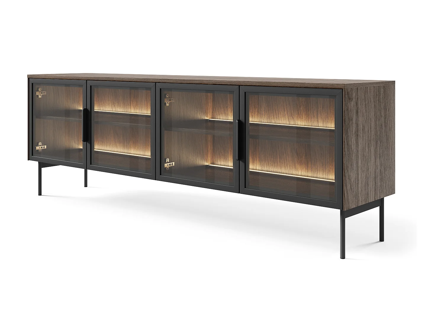 Mueble para televisión, roble Dunin, 181,3 x 61,6 x 39,3 cm