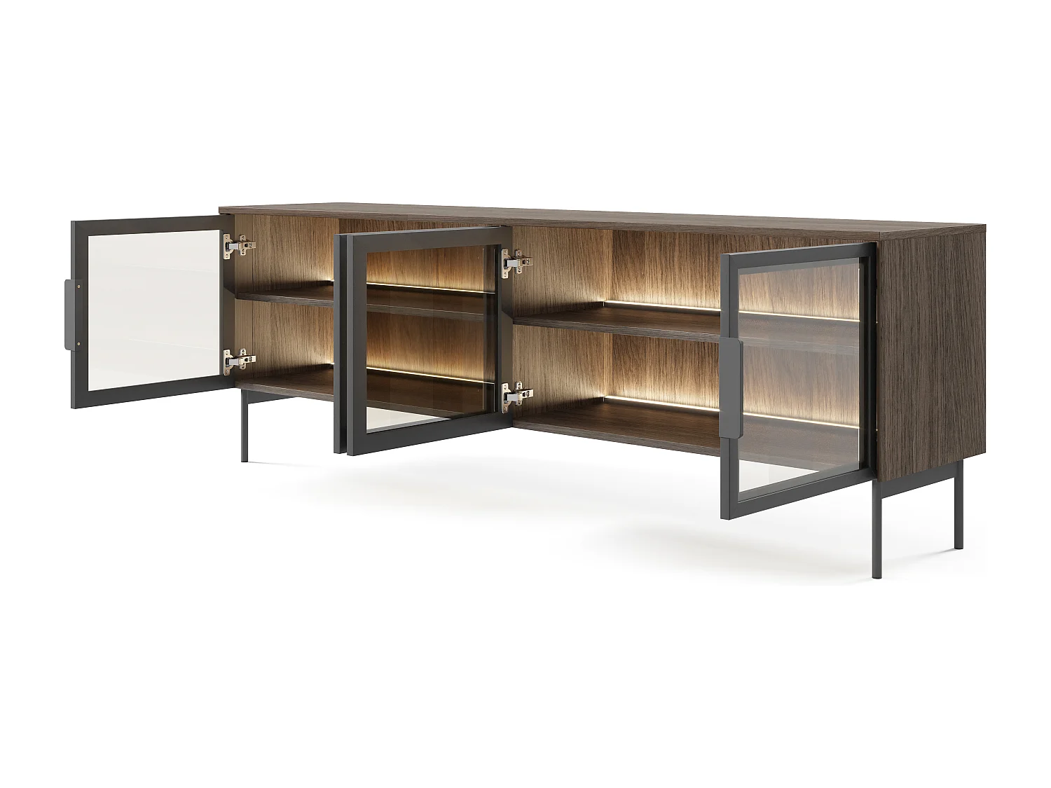 Mueble para televisión, roble Dunin, 181,3 x 61,6 x 39,3 cm