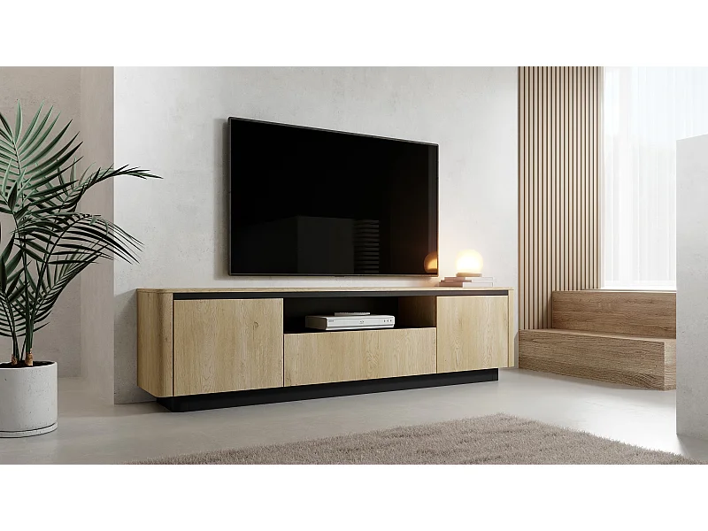 Mueble de TV, roble cremona, 200 x 54,9 x 38,1 cm