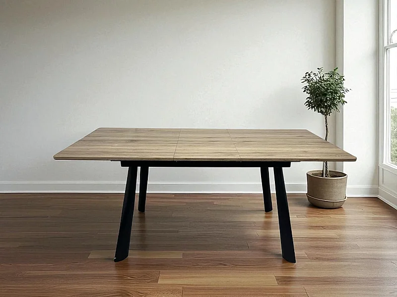 Mesa Diamond Dorada Acero Inox/Vidrio Temp. para tu hogar