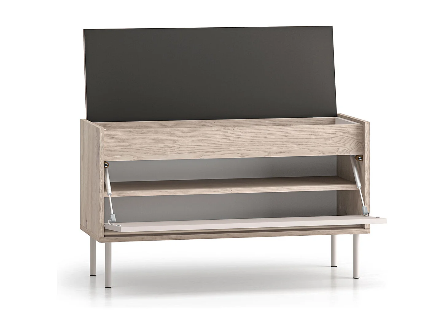 SITZBANK Voco Cashmere / Eiche Cremona Terrakotta 90 / 34 / 55cm