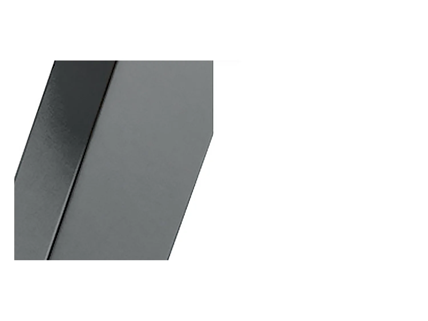 ESSTISCH Borte Icy Weiß / graphit 100-138 / 100 / 76cm