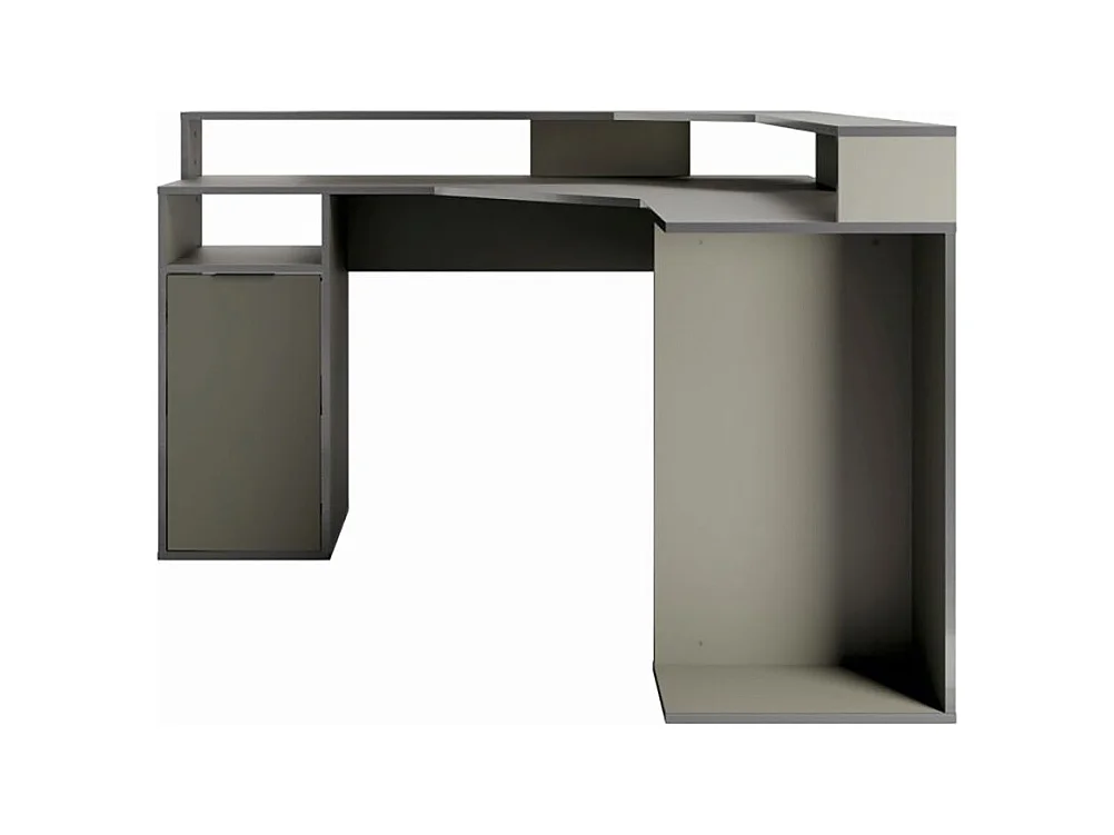 ECKSCHREIBTISCH Carbon graphitgrau 139 / 139 / 89cm