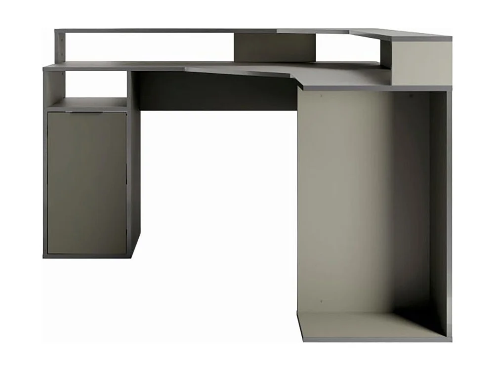 ECKSCHREIBTISCH Carbon graphitgrau 139 / 139 / 89cm