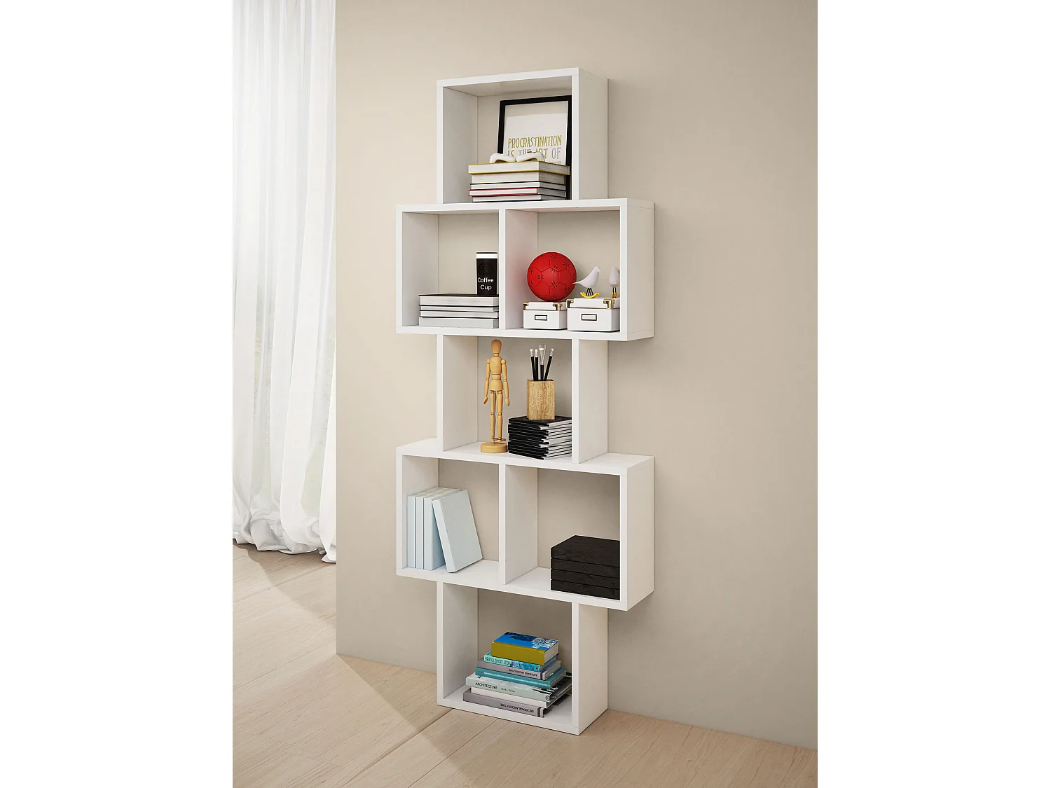 WANDREGAL Trio weiß 161 / 18 / 65cm