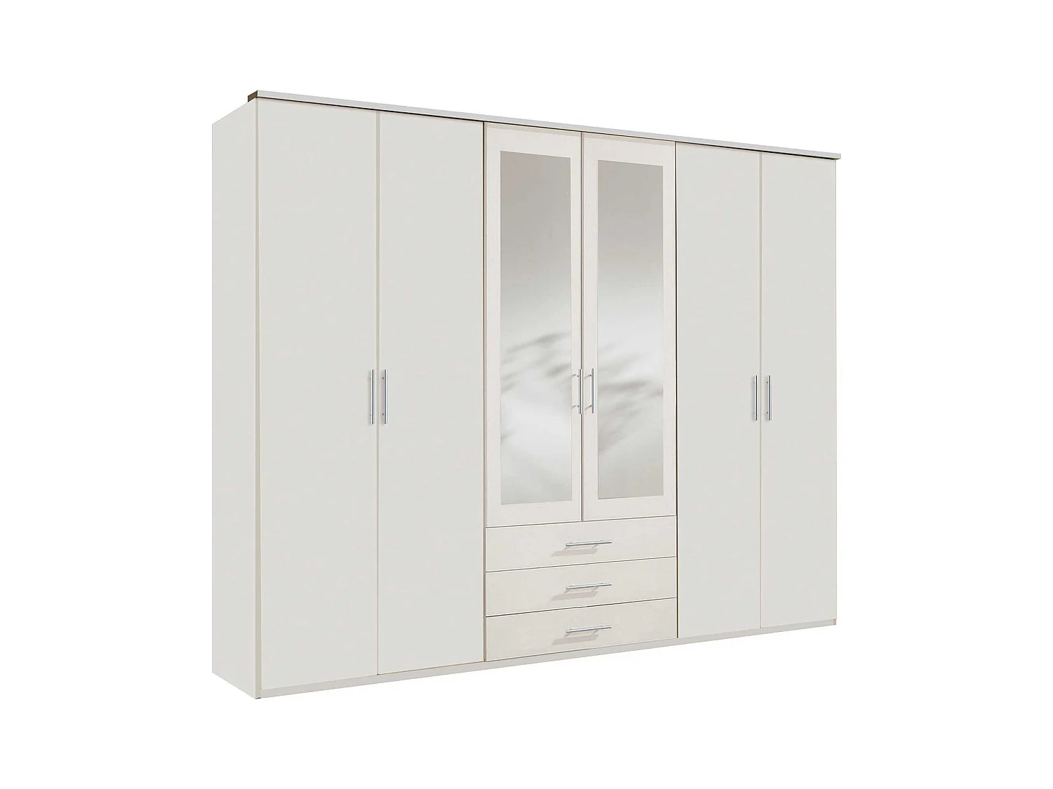 DREHTÜRENSCHRANK Ben weiß 270 / 58 / 210cm