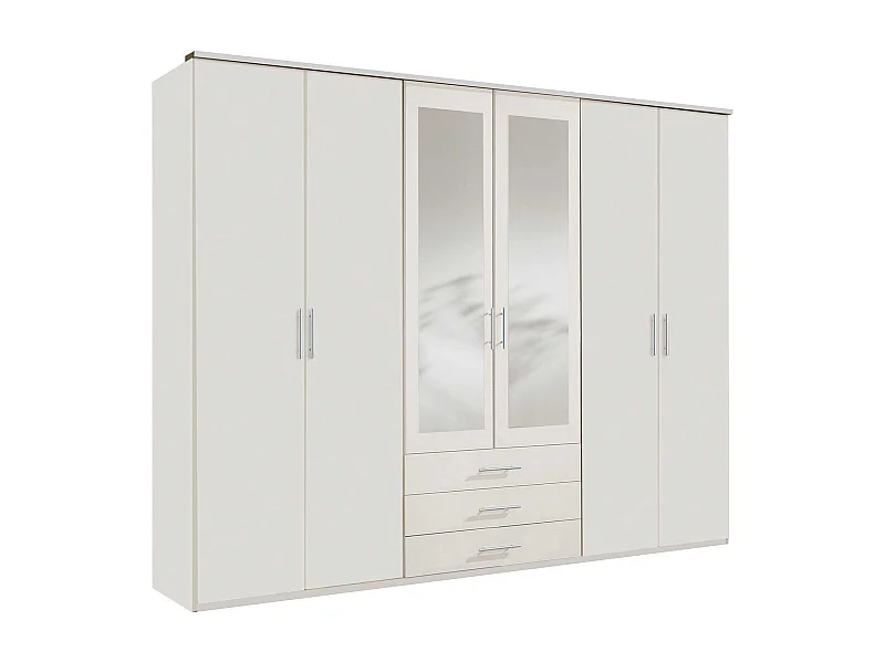 DREHTÜRENSCHRANK Ben weiß 270 / 58 / 210cm