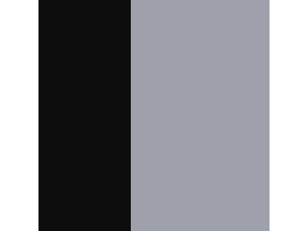 HÄNGESCHRANK Bari W4/20 RAL 7040 fenstergrau (K5) / Schwarz 20 / 32,5 / 96cm