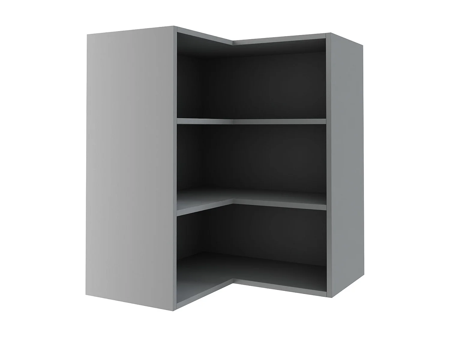 ECKHÄNGESCHRANK Bari W12/60 RAL Wunschfarbe (K5) / Eiche Artisan 60 / 60 / 72cm