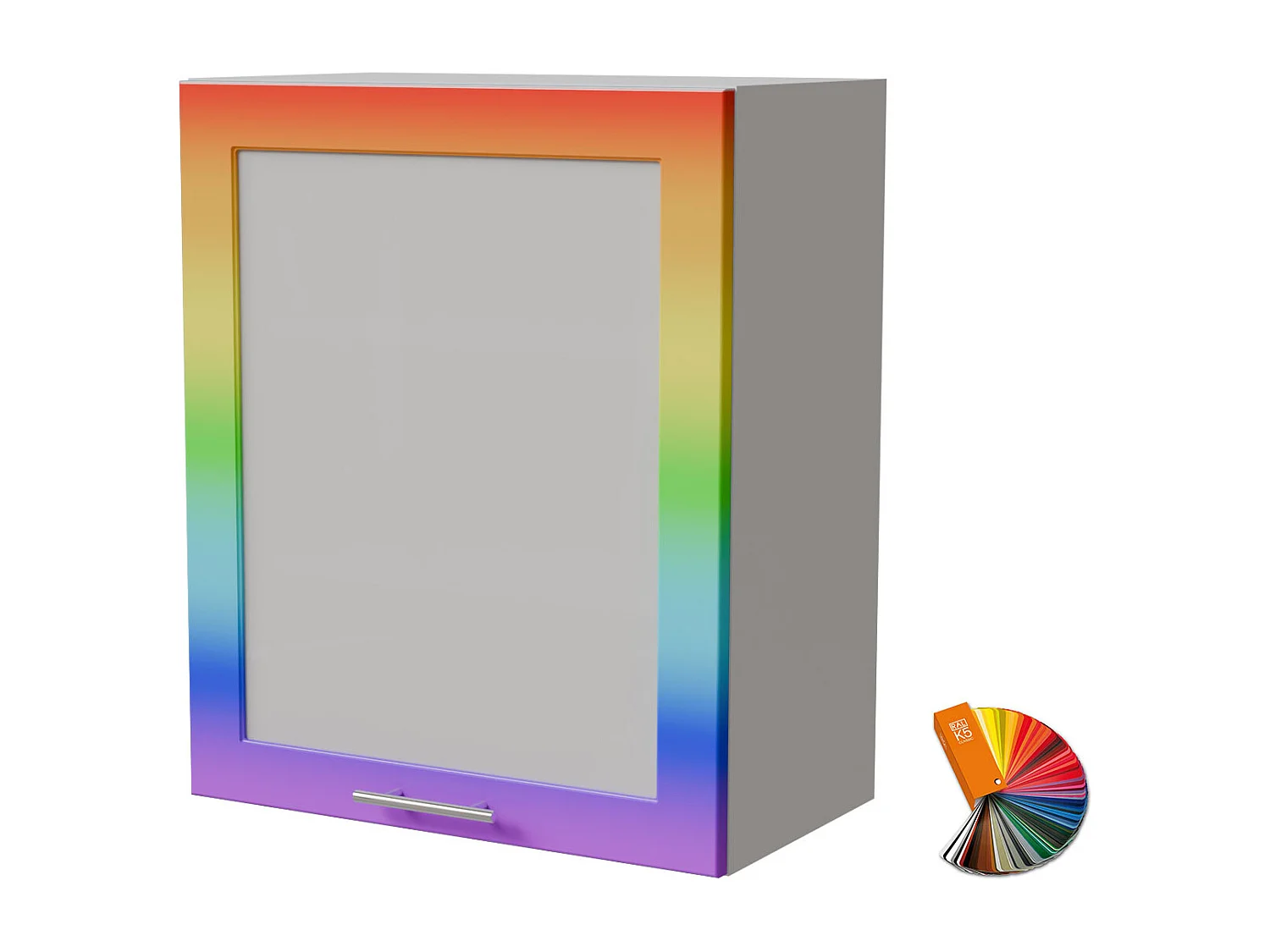 HÄNGESCHRANK Bari W2S/60 RAL Wunschfarbe (K5) / Weiß 60 / 32,5 / 72cm