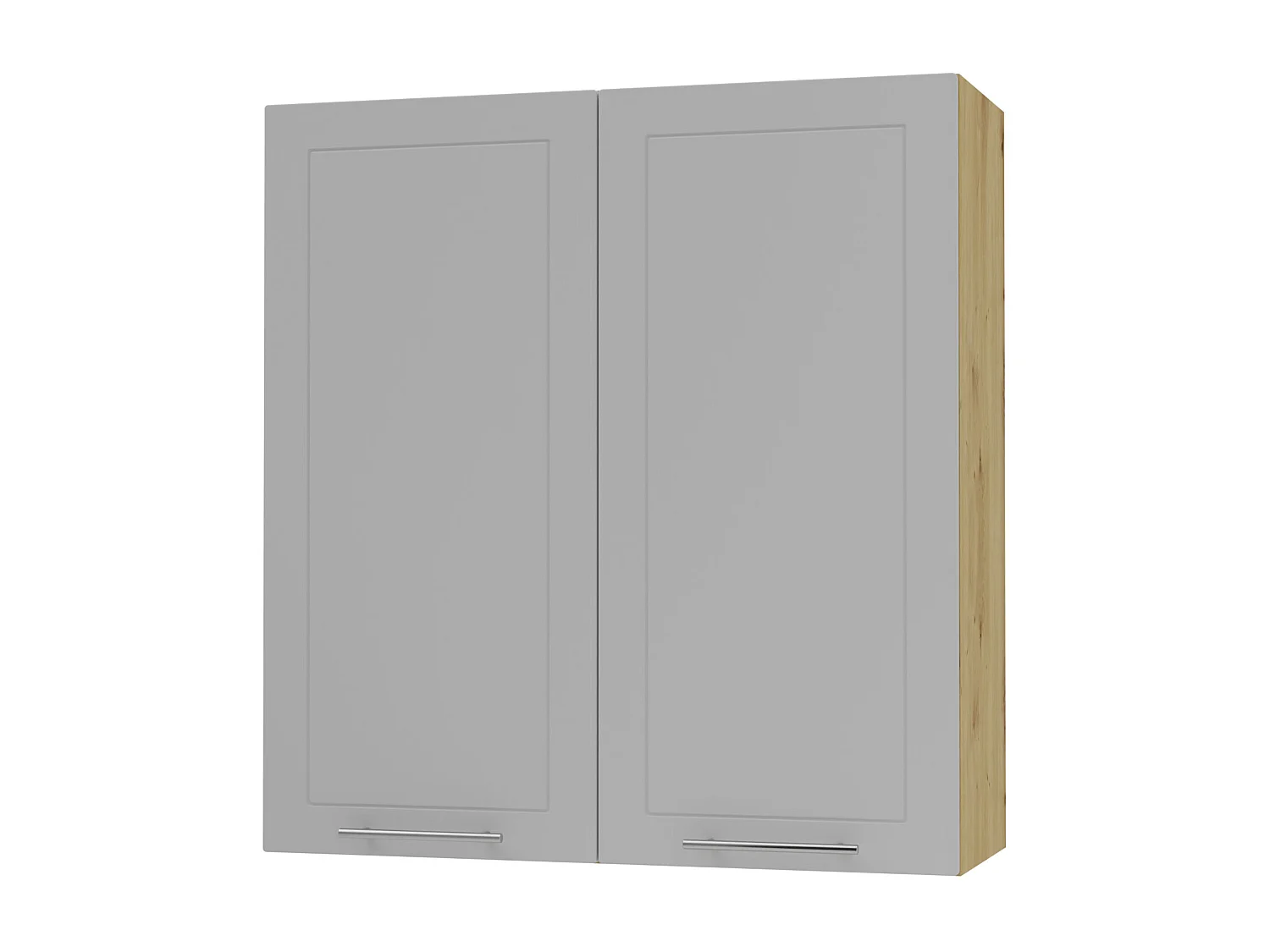 HÄNGESCHRANK Bari W4/90 RAL 7040 fenstergrau (K5) / Eiche Artisan 90 / 32,5 / 96cm