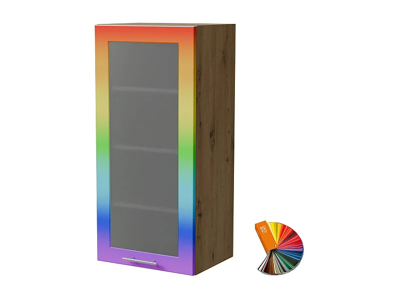 HÄNGESCHRANK Bari W4S/45 RAL Wunschfarbe (K5) / Eiche Artisan 45 / 32,5 / 96cm