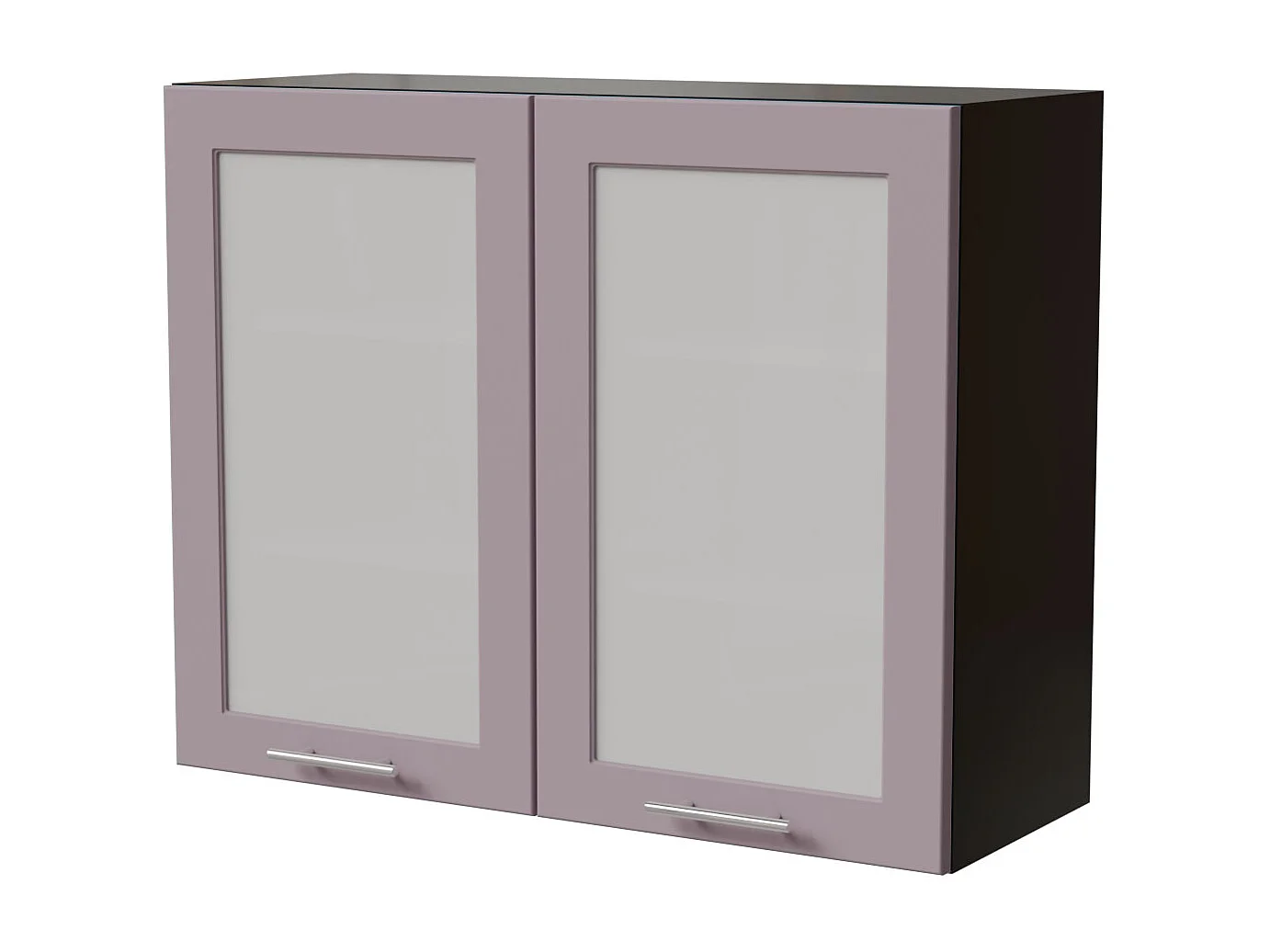 HÄNGESCHRANK Bari W3S/90 RAL 4009 pastellviolett (K5) / Schwarz 90 / 32,5 / 72cm