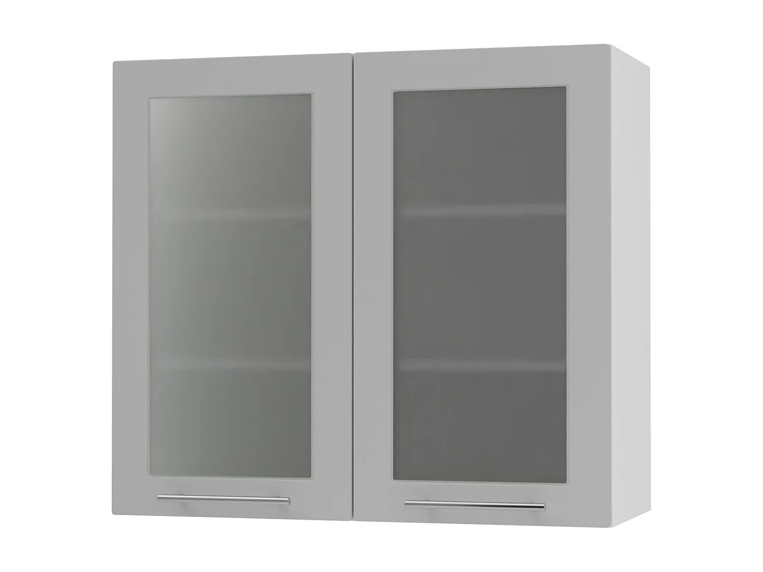 HÄNGESCHRANK Bari W3S/80 RAL 7040 fenstergrau (K5) / Weiß 80 / 32,5 / 72cm