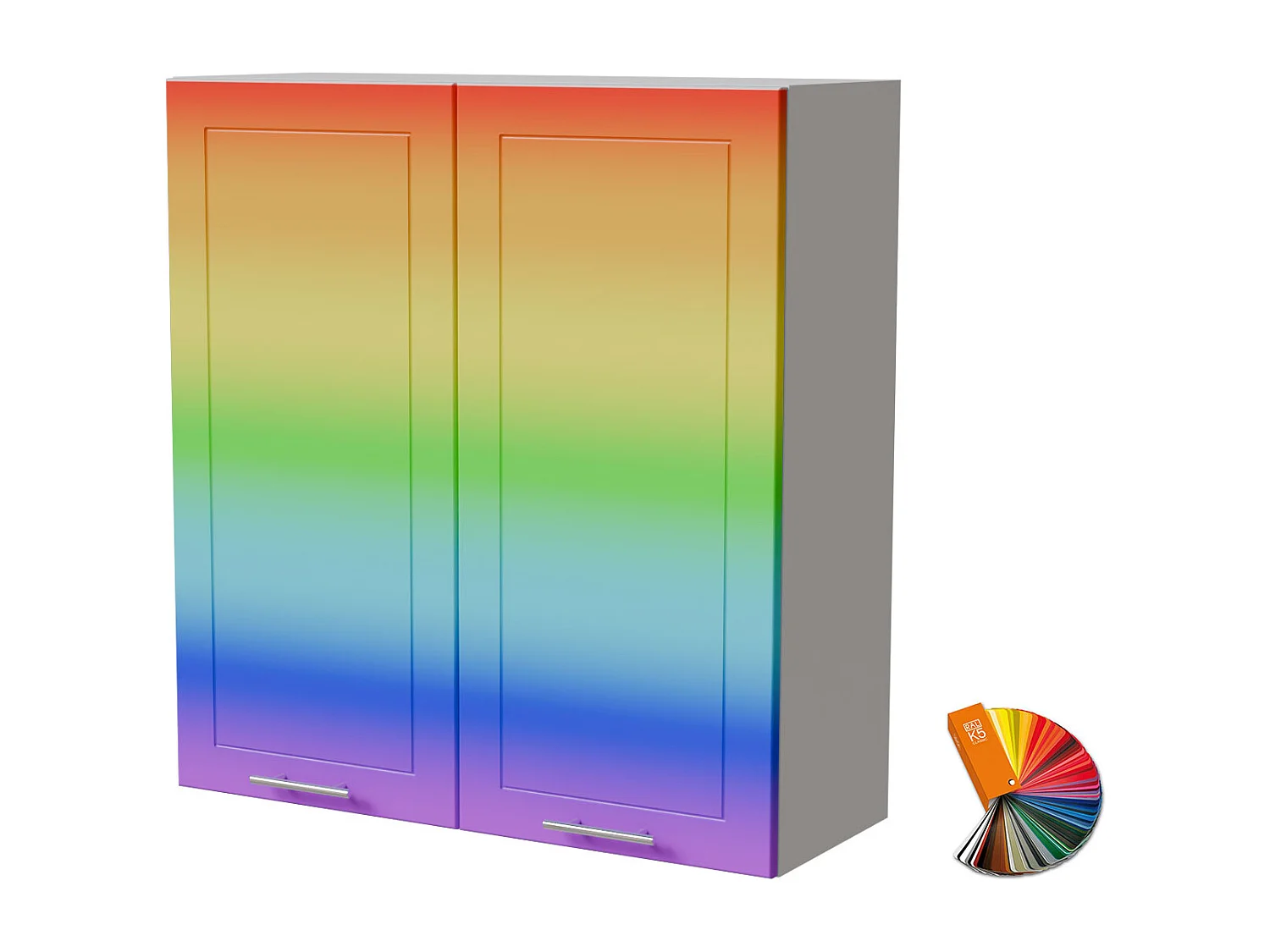 HÄNGESCHRANK Bari W4/90 RAL Wunschfarbe (K5) / Weiß 90 / 32,5 / 96cm