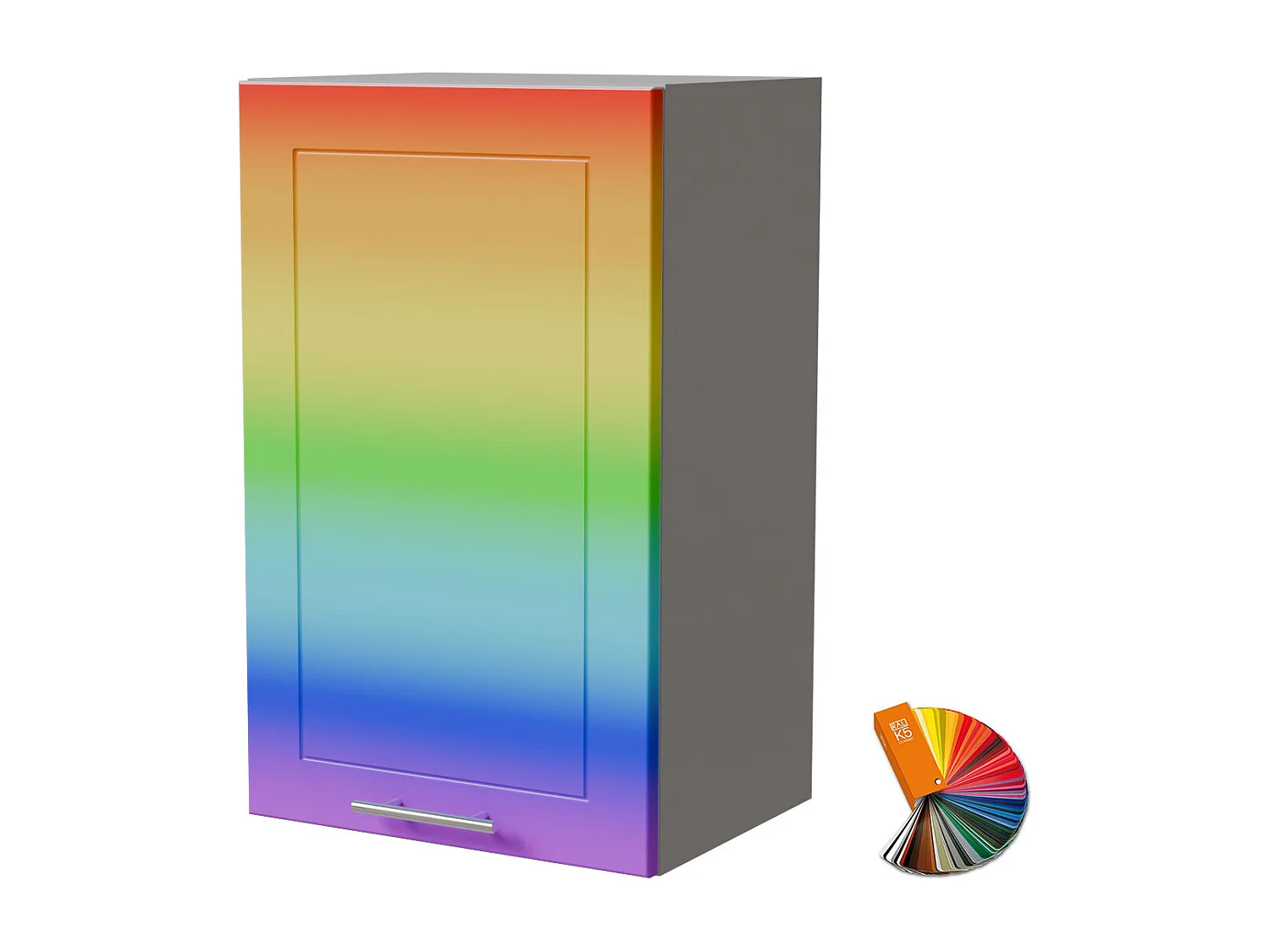 HÄNGESCHRANK Bari W2/45 RAL Wunschfarbe (K5) / Grau Matt 45 / 32,5 / 72cm