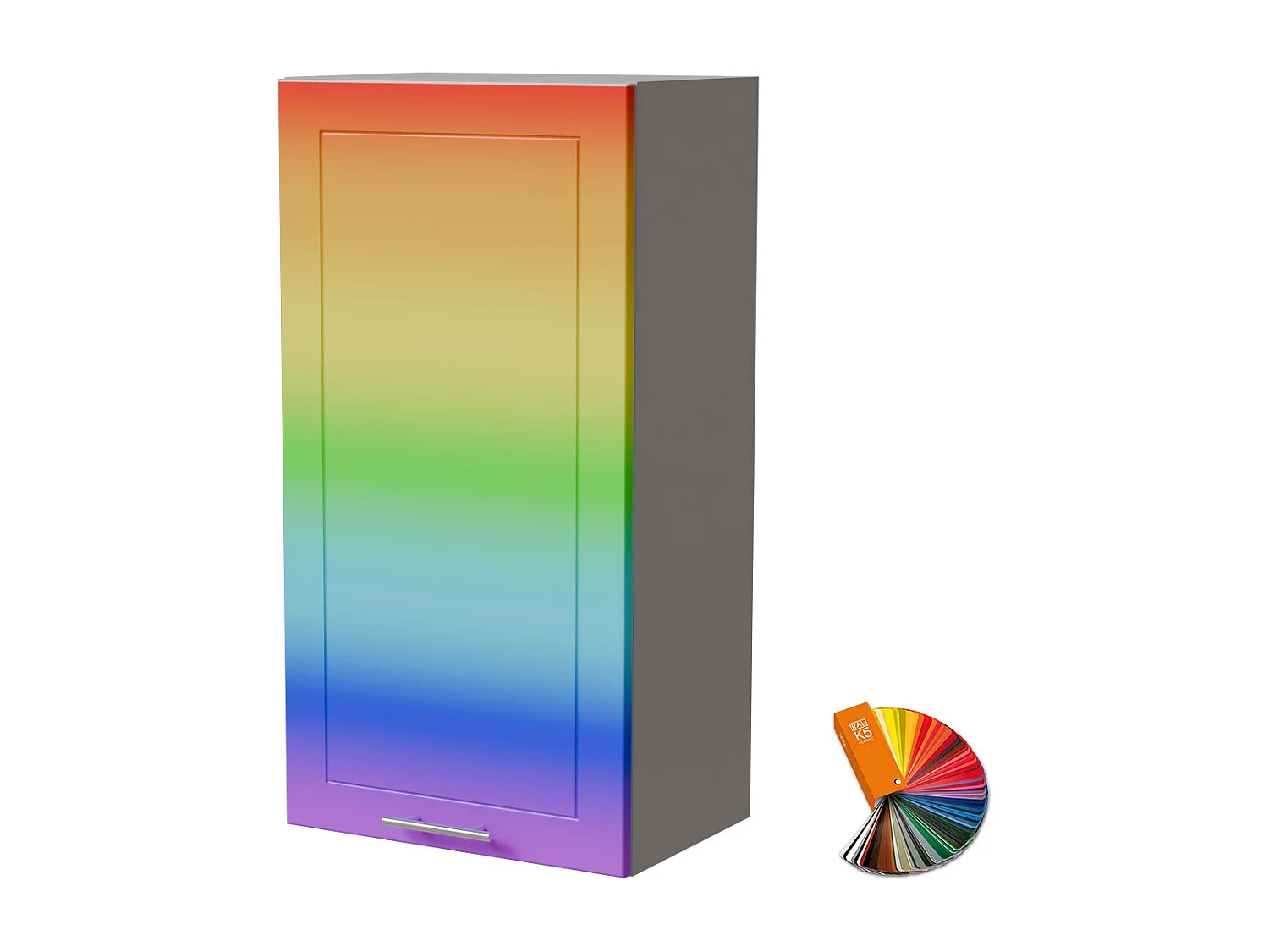 HÄNGESCHRANK Bari W4/50 RAL Wunschfarbe (K5) / Grau 50 / 32,5 / 96cm