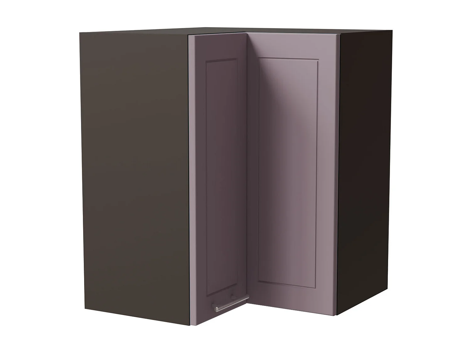 ECKHÄNGESCHRANK Bari W12/60 RAL 4009 pastellviolett (K5) / Lava 60 / 60 / 72cm