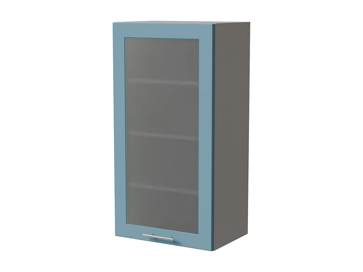 HÄNGESCHRANK Bari W4S/50 RAL 5024 pastellblau (K5) / Grau 50 / 32,5 / 96cm