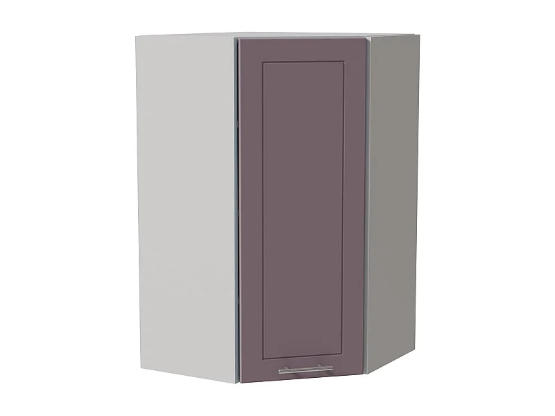 ECKHÄNGESCHRANK Bari W4/10/60 RAL 4009 pastellviolett (K5) / Weiß 60 / 60 / 96cm