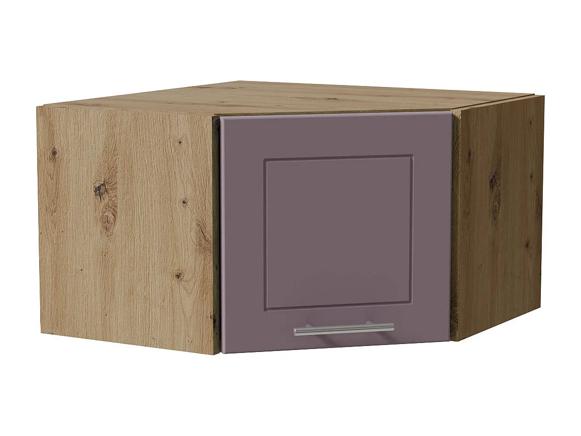 ECKHÄNGESCHRANK Bari W10/60/36 RAL 4009 pastellviolett (K5) / Eiche Artisan 60 / 60 / 36cm