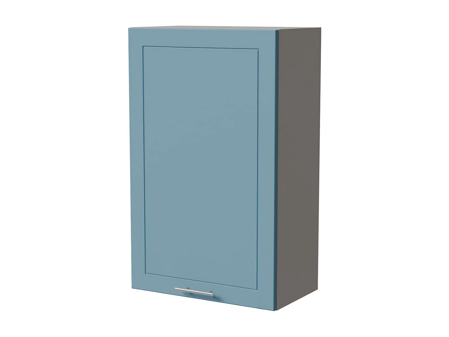 HÄNGESCHRANK Bari W4/60/1 RAL 5024 pastellblau (K5) / Grau 60 / 32,5 / 96cm