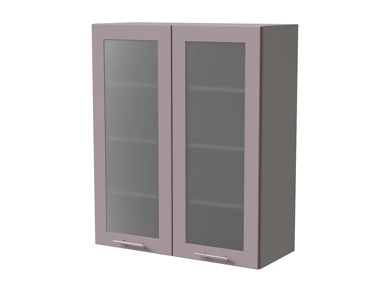 HÄNGESCHRANK Bari W4S/80 RAL 4009 pastellviolett (K5) / Grau 80 / 32,5 / 96cm