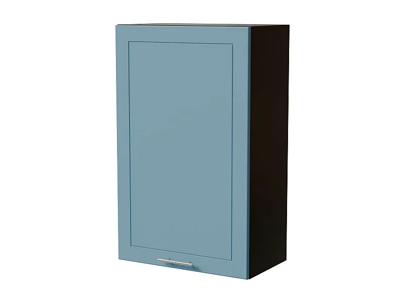 HÄNGESCHRANK Bari W4/60/1 RAL 5024 pastellblau (K5) / Schwarz 60 / 32,5 / 96cm