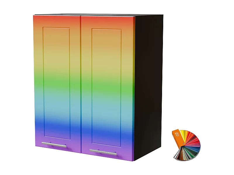 HÄNGESCHRANK Bari W3/60 RAL Wunschfarbe (K5) / Schwarz 60 / 32,5 / 72cm