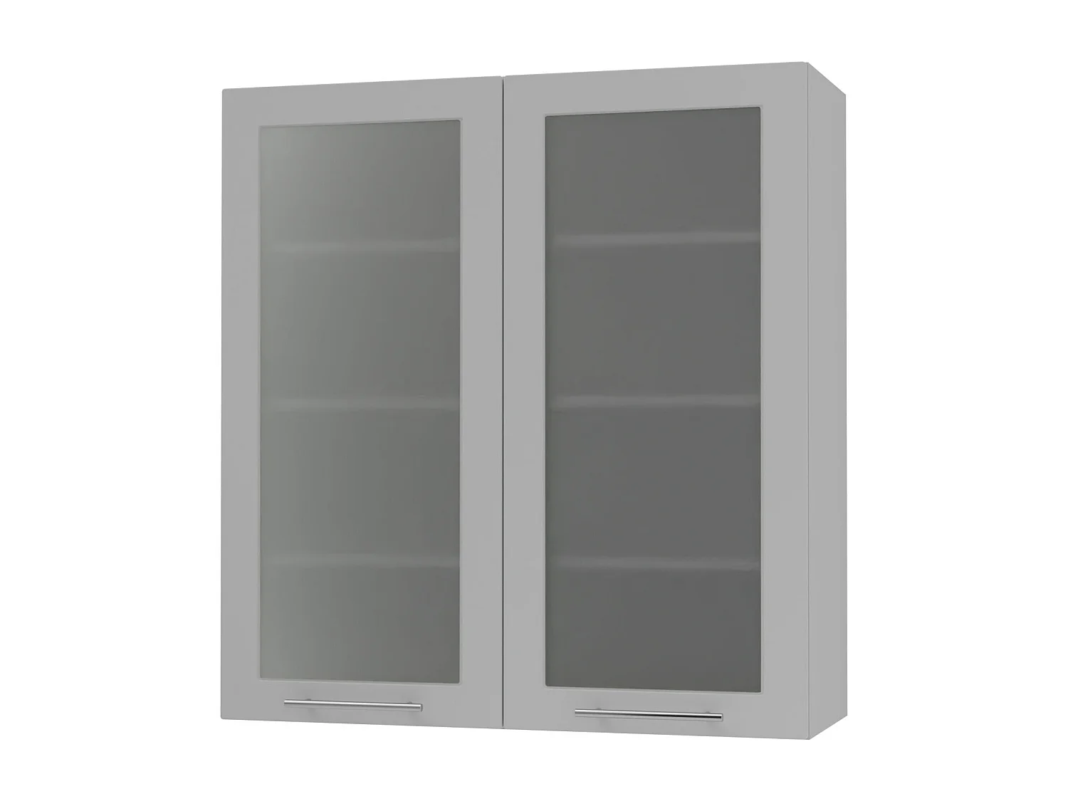 HÄNGESCHRANK Bari W4S/90 RAL 7040 fenstergrau (K5) / Grau 90 / 32,5 / 96cm