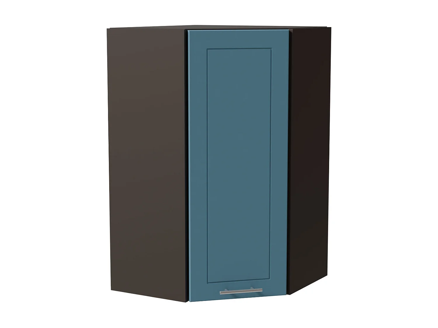 ECKHÄNGESCHRANK Bari W4/10/60 RAL 5024 pastellblau (K5) / Lava 60 / 60 / 96cm