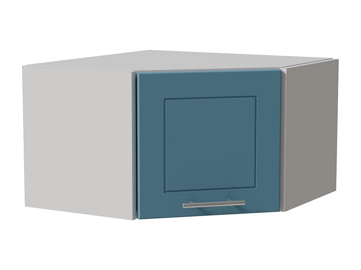 ECKHÄNGESCHRANK Bari W10/60/36 RAL 5024 pastellblau (K5) / Weiß 60 / 60 / 36cm