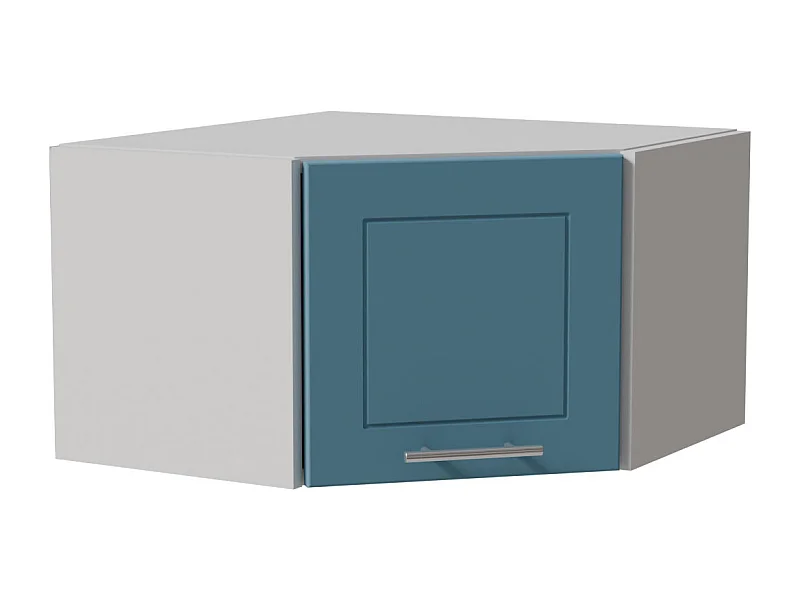 ECKHÄNGESCHRANK Bari W10/60/36 RAL 5024 pastellblau (K5) / Weiß 60 / 60 / 36cm