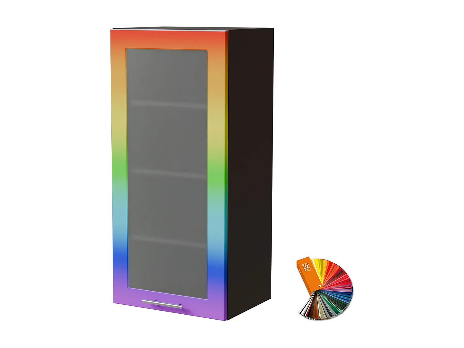 HÄNGESCHRANK Bari W4S/45 RAL Wunschfarbe (K5) / Lava 45 / 32,5 / 96cm