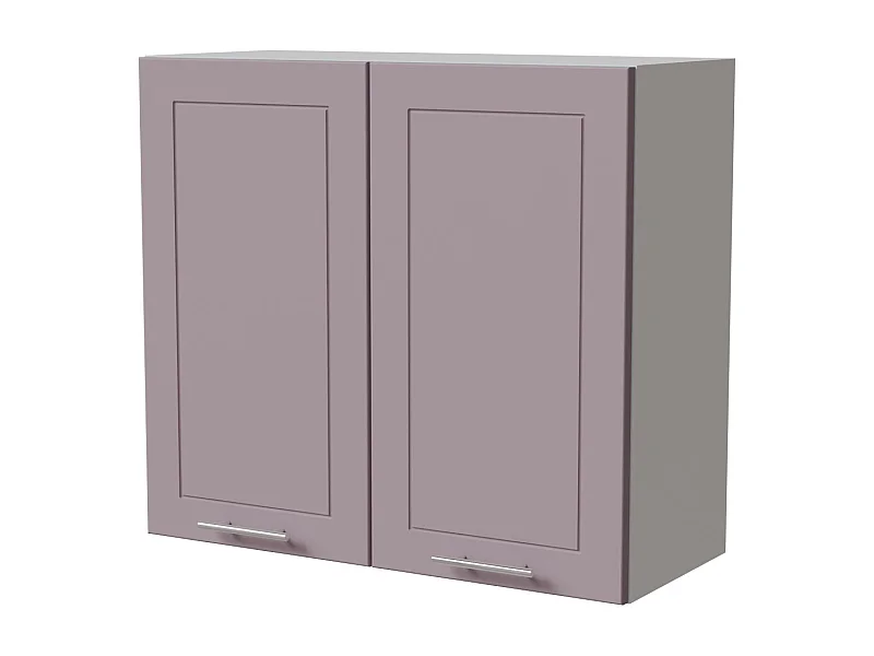 HÄNGESCHRANK Bari W3/80 RAL 4009 pastellviolett (K5) / Weiß 80 / 32,5 / 72cm